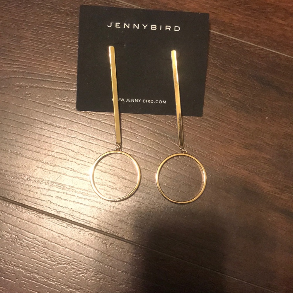 Jenny bird gold earrings